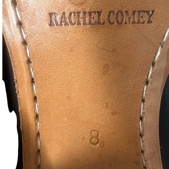 Rachel Comey Mars Black Leather Stacked Heel Ankle Boots 8 Modern Minimalist - Picture 11 of 13